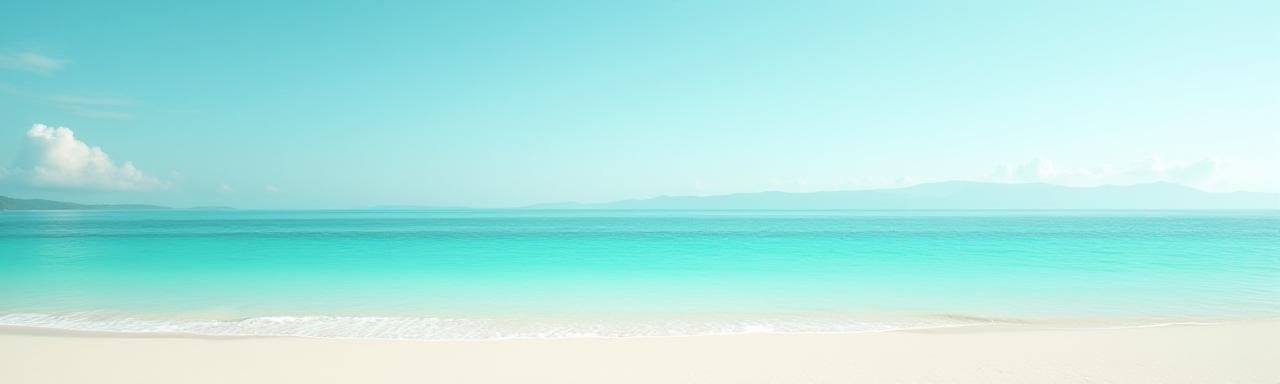 Serene island landscape representing peace and clarity